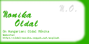 monika oldal business card