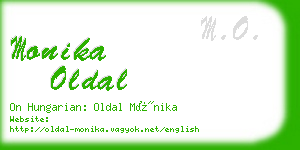 monika oldal business card